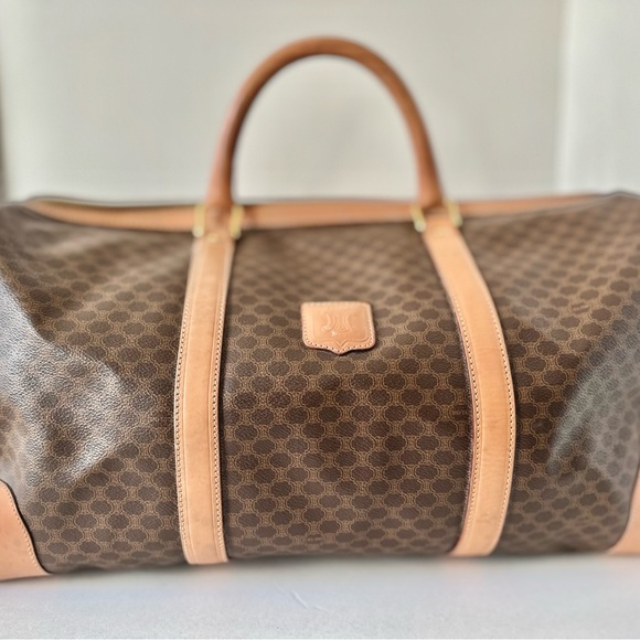 🍦SUNDAE SPRING SALE🍦Vintage Celine Luggage 50cm Travel Duffle / Celine Keepall - Picture 3 of 16